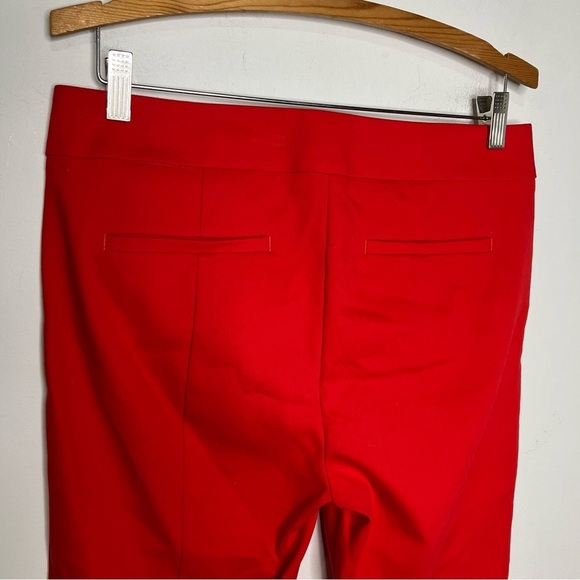 Loft bright red Marisa skinny pants size 8 - Picture 7 of 10